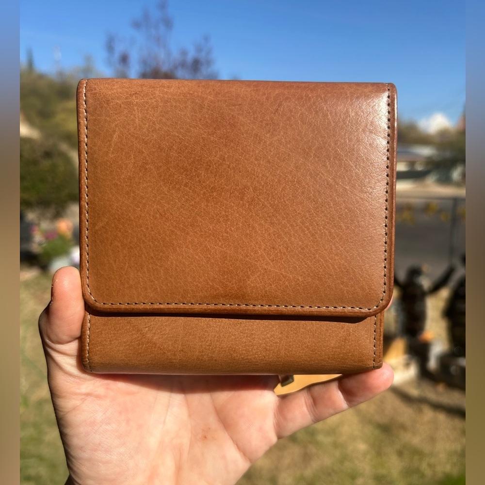 Coach Vintage Kisslock Framed Trifold Medium Wallet - 1990’s